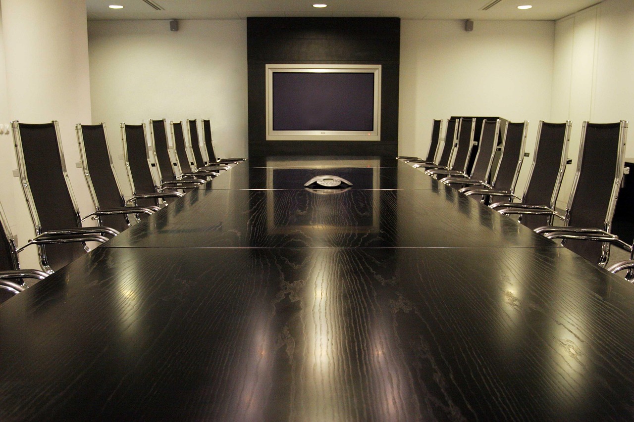 meeting room modern interior